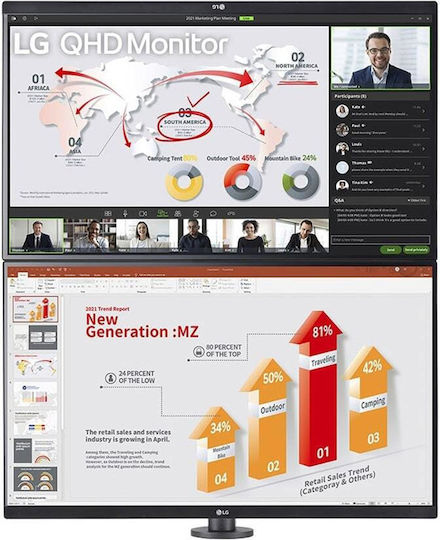LG 27QP88DP-BS IPS HDR Monitor 27" QHD 2560x1440 with Response Time 5ms GTG view 4