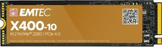 Emtec X400-10 Power Pro SSD 4TB M.2 with PCI Express 4.0 Protocol and Heatsink (Compatible with PlayStation 5) Ansicht 2