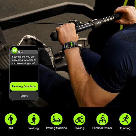 Kospet Tank X1 Smartwatch with Heart Rate Monitor (Black) view 6