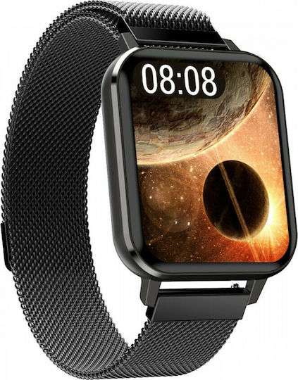 MaxCom FW45 Aurum Smartwatch with Heart Rate Monitor (Black)