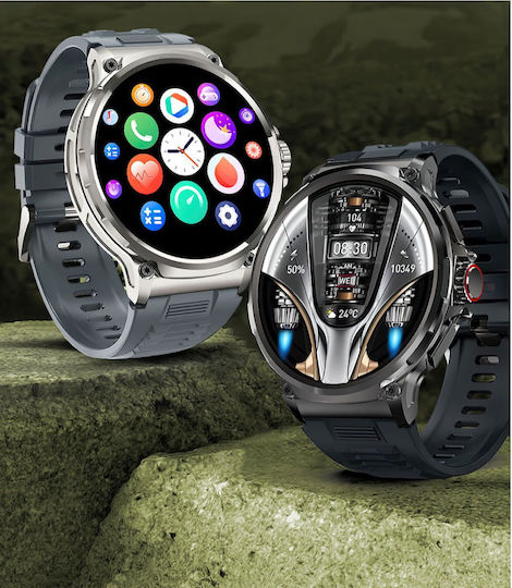 Colmi V69 Aluminium Smartwatch with Heart Rate Monitor (Silver) view 5