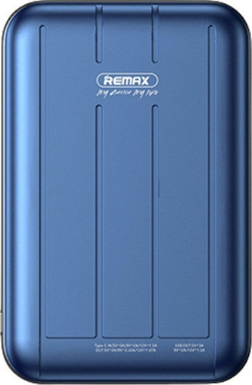 Remax RPP-230 Fonshion Series Power Bank 5000mAh 20W with USB-A Port and USB-C Port Power Delivery Blue