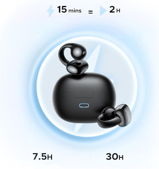 Ugreen HiTune S3 Open Ear Bluetooth Handsfree Earphones with Sweat Resistance and Charging Case Black view 6