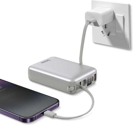 Energea Bazic Fusion Mini Power Bank 20000mAh 20W with USB-A Port and USB-C Port Power Delivery / Quick Charge 3.0 Gray view 4