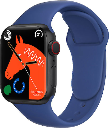 8 Pro 44mm Smartwatch (Blue) view 1