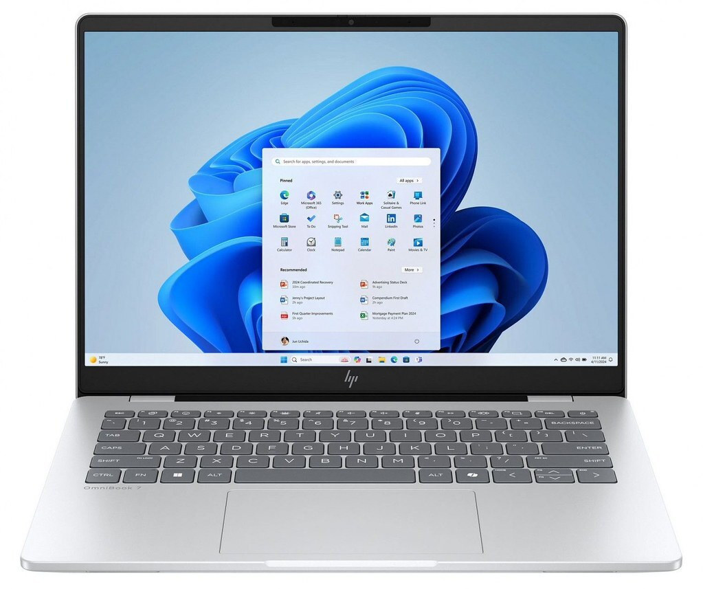 HP OmniBook 7 AI 14-fr0217nw 14" OLED FHD+ (Ultra 7-255U/16GB/512GB SSD/W11 Home) (International English Keyboard) view 1