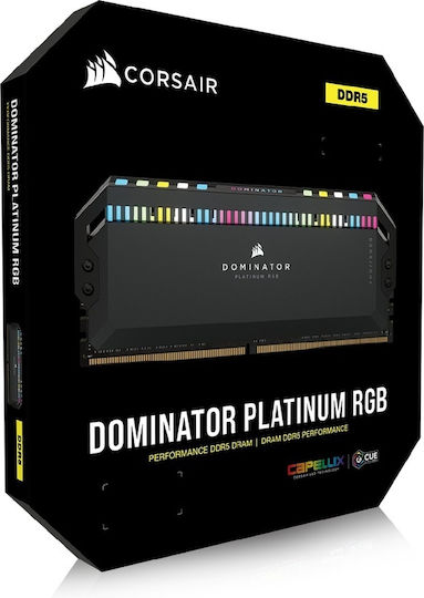 Corsair Dominator Platinum RGB DDR5 64GB RAM with 2x32GB Modules and Speed 6600 for Desktop CMT64GX5M2B6600C32 view 2