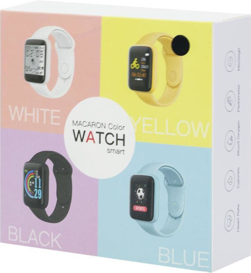 Y68 Smartwatch with Heart Rate Monitor (Blue) vue 4