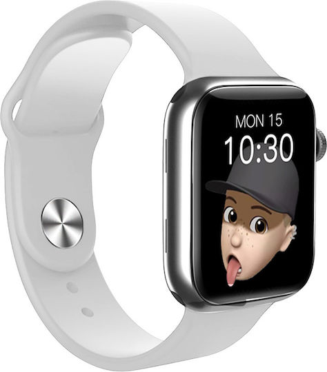 DAS.4 SU01 Smartwatch with Heart Rate Monitor (White) Ansicht 3