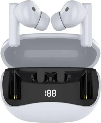 Gaming Mate 60 SE In-ear Bluetooth Handsfree Earphones with Sweat Resistance and Charging Case White