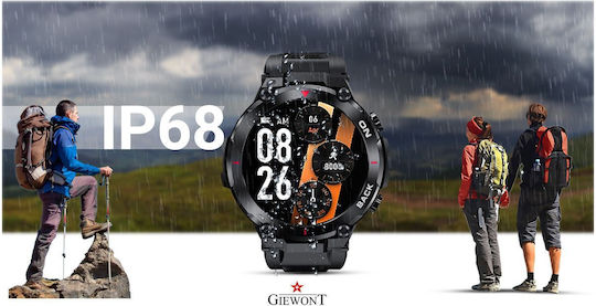 Giewont 460-1 Smartwatch with Heart Rate Monitor (Black) view 6