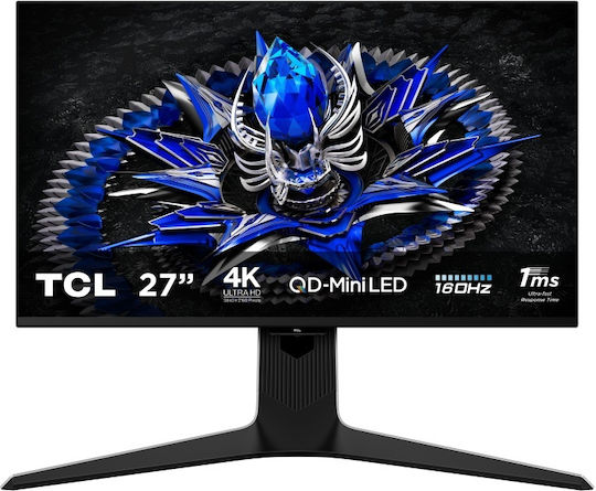 TCL 27R83U HDR Gaming Monitor 27" 4K 3840x2160 160Hz with Response Time 1ms GTG