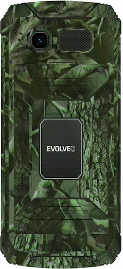 Evolveo StrongPhone Z6 Dual SIM Resistant Mobile with Buttons Green Camouflage view 2
