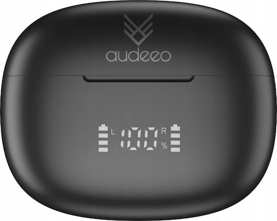 Audeeo Navigator A25i In-ear Bluetooth Handsfree Earphones with Charging Case Black view 5