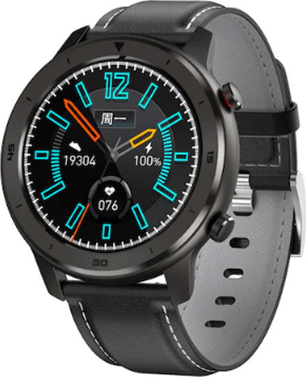 FL-SRCL 47mm Smartwatch with Heart Rate Monitor (Black)