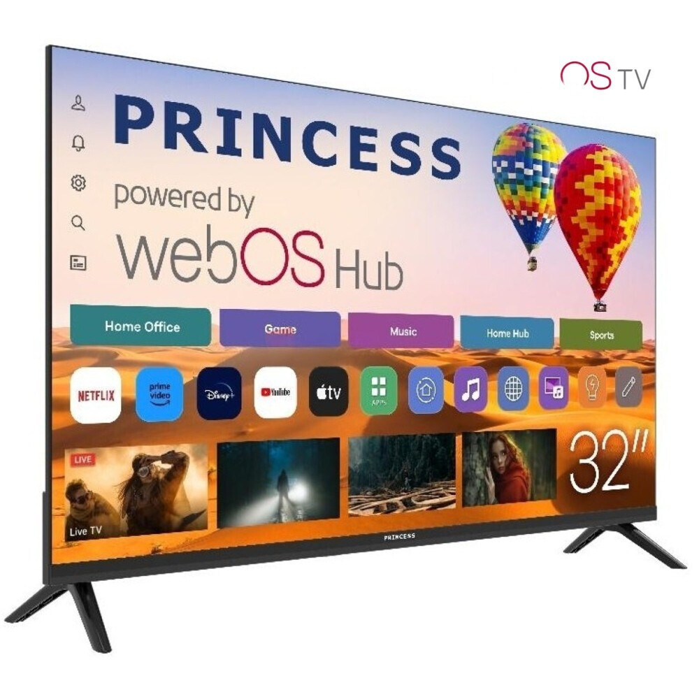 Princess Smart TV 32" HD Ready LED TVLED32PS HDR (2026)
