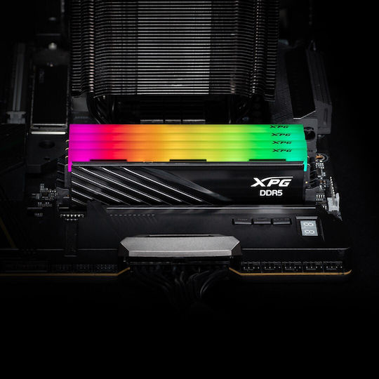 Adata Lancer RGB DDR5 32GB RAM with 2x16GB Modules and Speed 6000 for Desktop AX5U6000C3016G-DTLABRBK vue 4
