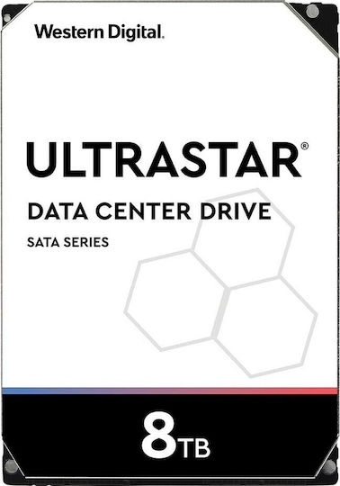 Western Digital Ultrastar DC HC320 8TB HDD Hard Drive 3.5" SATA III 7200rpm with 256MB Cache for NAS / Server 0B36404 HUS728T8TALE6L4 view 2