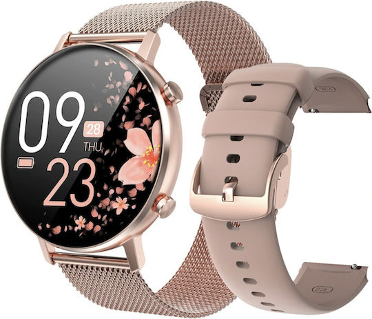 BeFIT PRO Smartwatch with Heart Rate Monitor (Gold) view 3