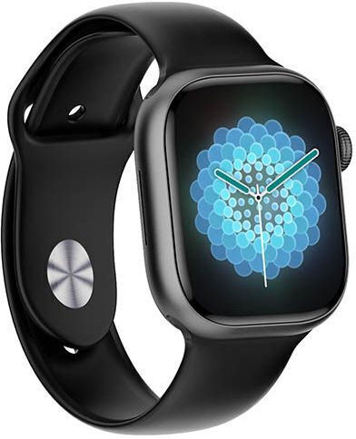 NO.1 Watch 9 with Heart Rate Monitor (Black Case / Black Silicone Strap) view 5