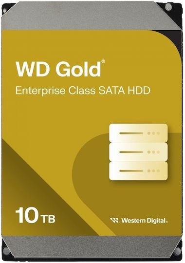 Western Digital Gold Enterprise Class 10TB HDD Hard Drive 3.5" SATA III 7200rpm with 512MB Cache for Server WD103KRYZ view 4