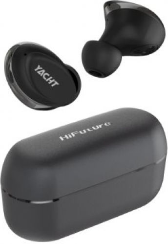 HiFuture YACHT In-ear Bluetooth Handsfree Earphones with Sweat Resistance and Charging Case Black vue 4