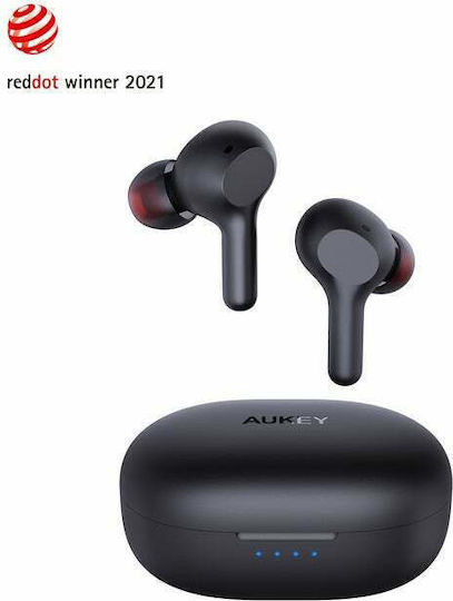 Aukey EP-T25 In-ear Bluetooth Handsfree Earphones with Sweat Resistance and Charging Case Black view 6