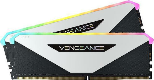 Corsair Vengeance RGB RT 16GB DDR4 RAM with 2 Modules (2x8GB) and 3200 Speed for Desktop (CMN16GX4M2Z3200C16W) view 2
