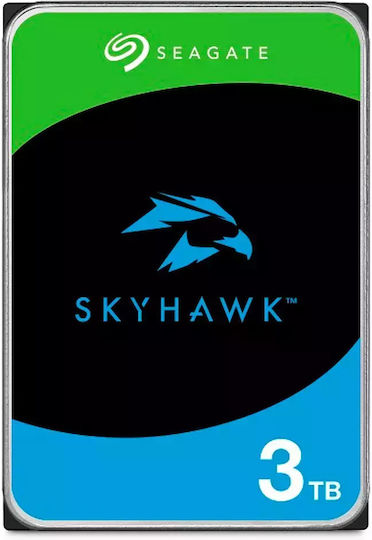 Seagate Skyhawk +Rescue 3TB HDD Hard Drive 3.5" SATA III 5900rpm with 256MB Cache for Recorder ST3000VX015 view 4