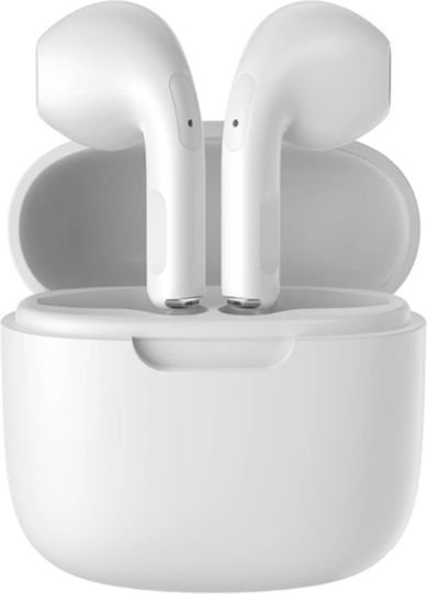 Bigben Interactive In-ear Bluetooth Handsfree Earphones with Charging Case White view 1