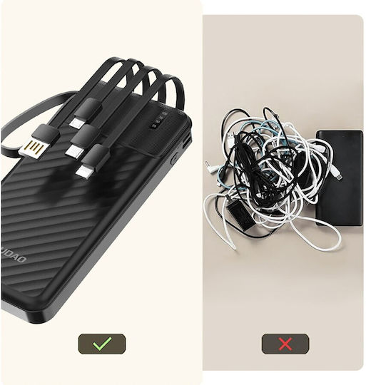 Dudao K11 Power Bank 10000mAh 10W with USB-A Port Black view 7