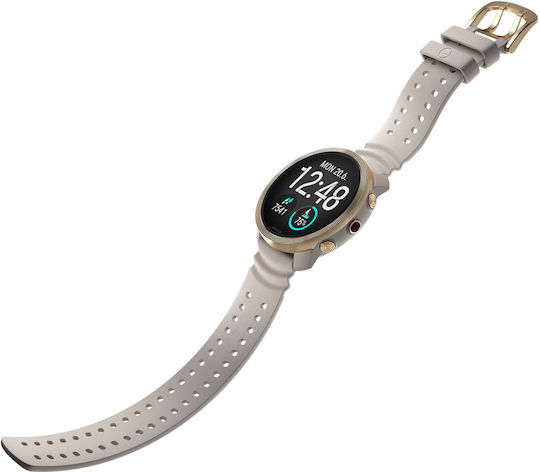 Polar Vantage M3 45mm Waterproof Smartwatch with Heart Rate Monitor (Greige Sand) vue 2