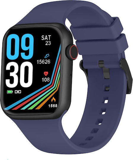 Trevi T-FIT 200 Smartwatch with Heart Rate Monitor (Blue)