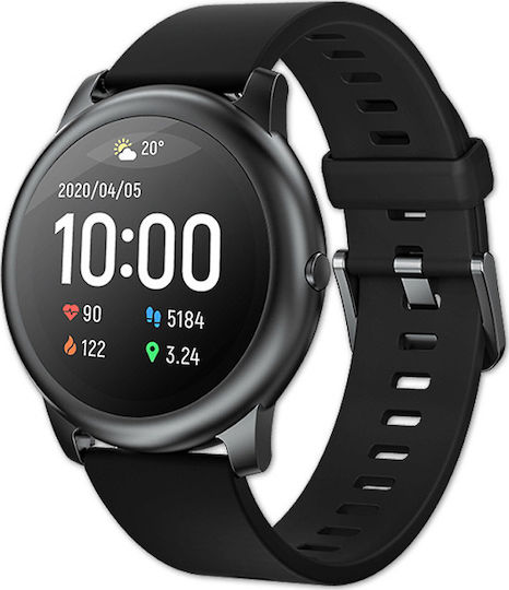 Haylou Solar LS05 45mm Smartwatch with Heart Rate Monitor (Black)