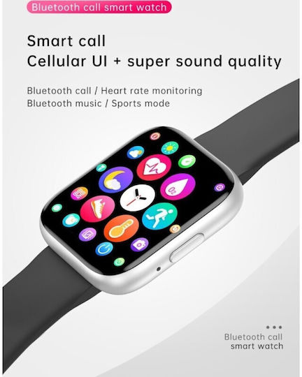 T99 Pro Smartwatch with Heart Rate Monitor (Black) view 5