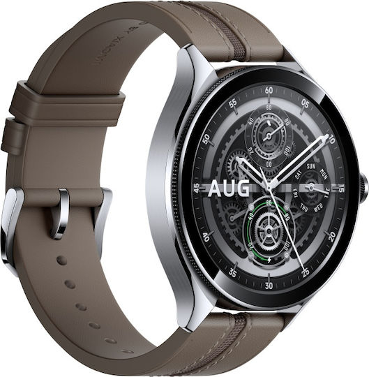 Xiaomi Watch 2 Pro 4G LTE Stainless Steel Waterproof with eSIM and Heart Rate Monitor (Silver) view 3