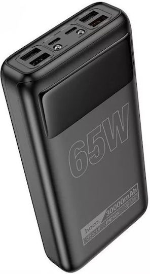 Hoco DB81 Power Bank 30000mAh 65W with 4 USB-A Ports Power Delivery Black