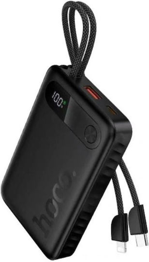 Hoco J171A Power Bank 20000mAh 22.5W with USB-A Port and USB-C Port Black