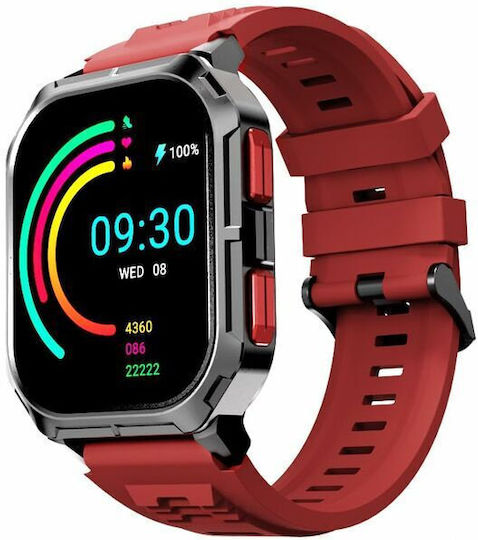 HiFuture FutureFit Ultra 3 Smartwatch with Heart Rate Monitor (Red) view 6