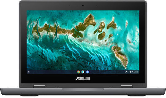 Asus Chromebook Flip CR1 CR1100FKA-BP0398 11.6" Touchscreen (Celeron Dual Core-N4500/8GB/64GB Flash Storage/Chrome OS) Dark Grey (US Keyboard)
