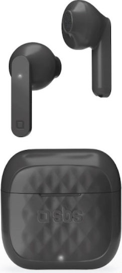 SBS Air Free Earbud Bluetooth Handsfree Earphones with Charging Case Black view 1