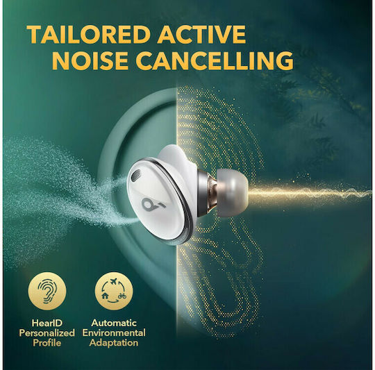 Soundcore by Anker Liberty 3 Pro In-ear Bluetooth Handsfree Earphones with Sweat Resistance and Charging Case White view 5