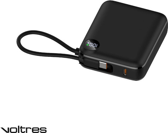 Voltres Power Bank 10000mAh 22.5W with USB-C Port Black view 7