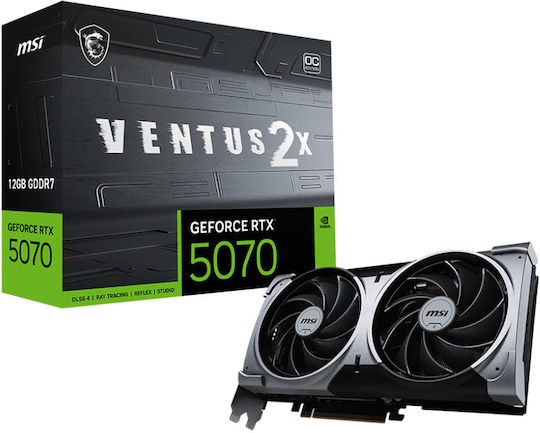 MSI GeForce RTX 5070 12GB GDDR7 Ventus 2X OC Graphics Card