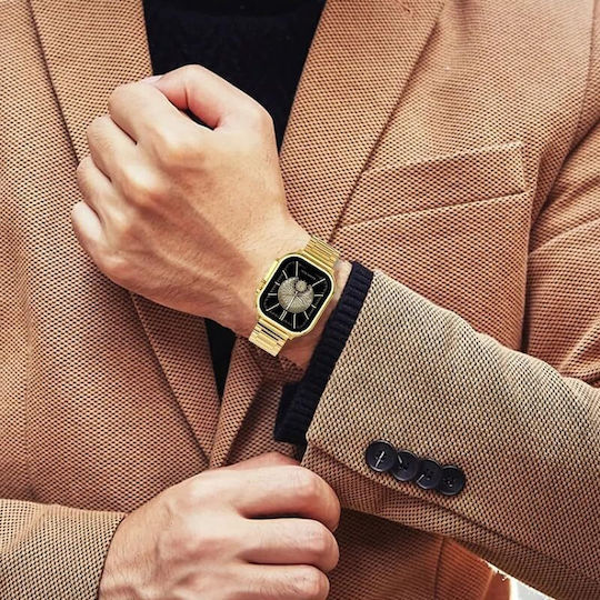 M9 Ultra Max Smartwatch with Heart Rate Monitor (Gold) view 7