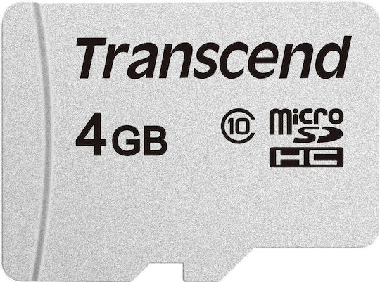 Transcend 300s microSDHC 4GB Class 10 U3 V30 A1 UHS-I view 1