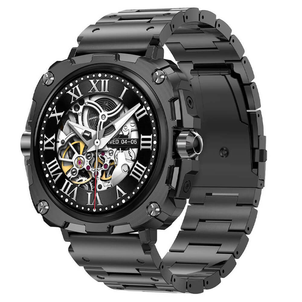 Microwear Ak71 Smartwatch (Black)