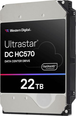 Western Digital Ultrastar DC HC570 22TB HDD Hard Drive 3.5" SATA III 7200rpm with 512MB Cache for Server 0F48155 vue 8