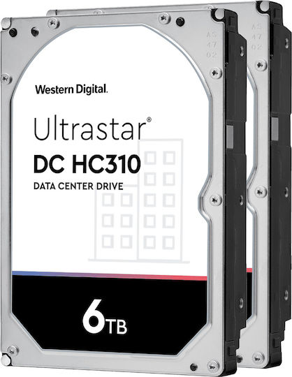 Western Digital DC HC310 6TB HDD Hard Drive 3.5" SAS 3.0 7200rpm with 256MB Cache for Server 0B36047