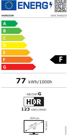 Horizon-Europe Smart Television 55" 4K UHD LED 55HL7560U/D (2024) vue 8